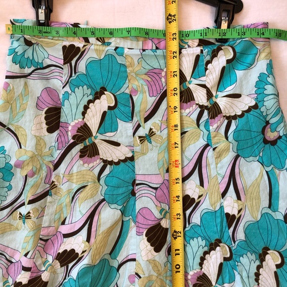 Floral Print knee length skirt size 5 - Picture 7 of 7